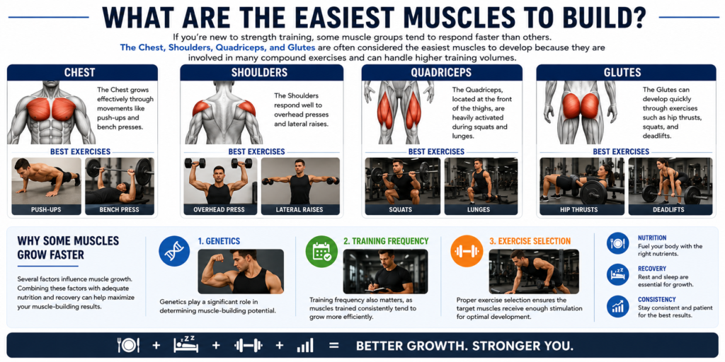 What Are the Easiest Muscles to Build?