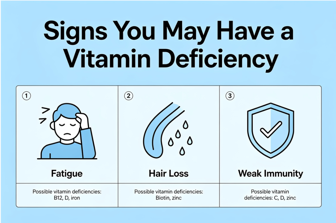 Signs You May Have a Vitamin Deficiency