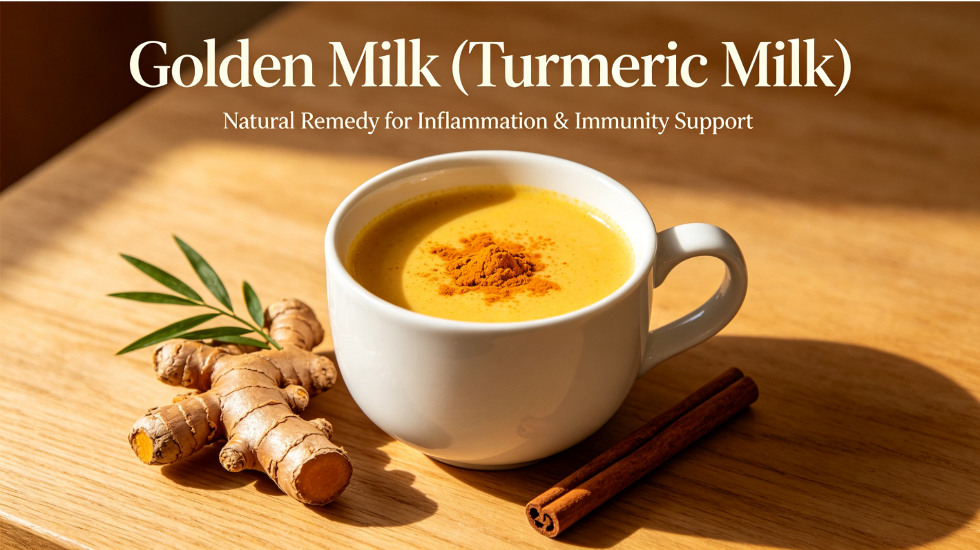 Turmeric Milk Home Remedy