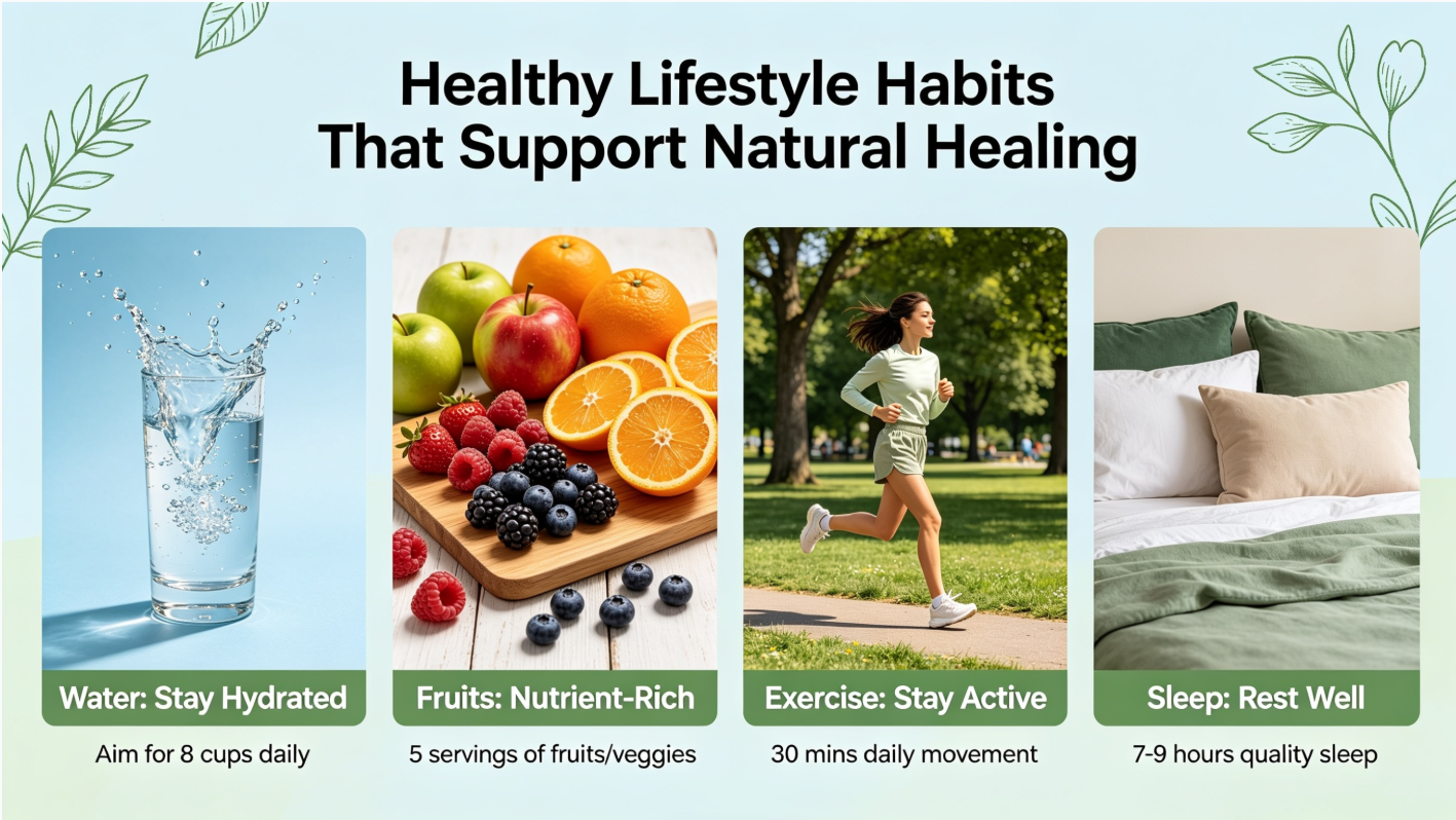 Healthy Lifestyle Supports Natural Healing
