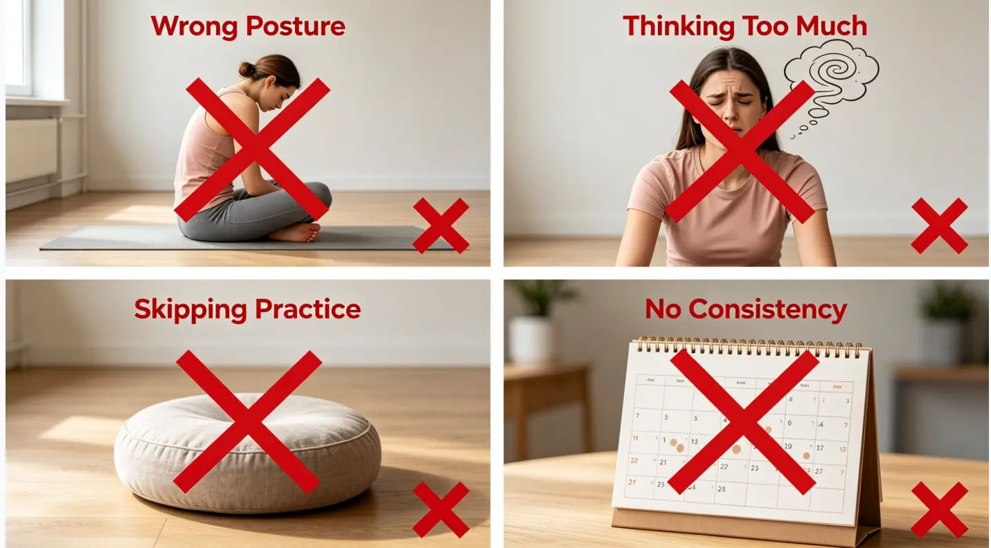 common meditation mistakes