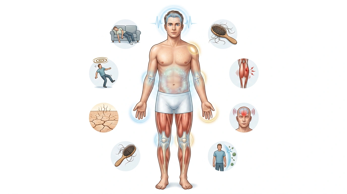 Common Vitamin Deficiency Symptoms Throughout the Body