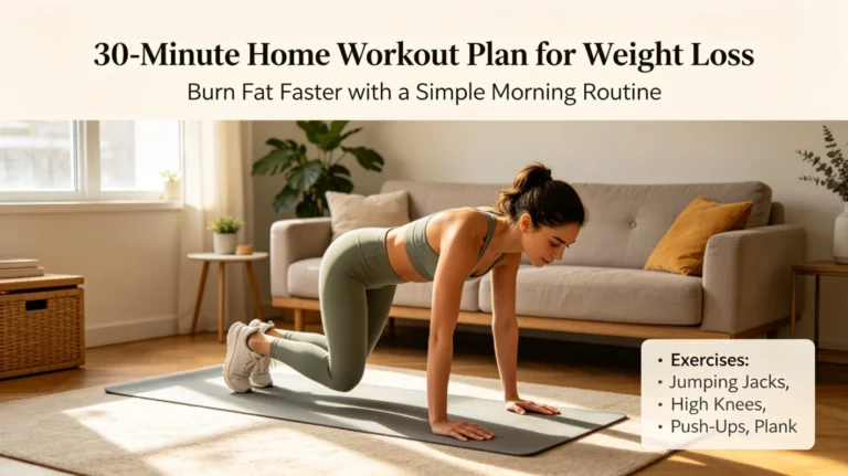 30-Minute Home Workout Plan for Weight Loss