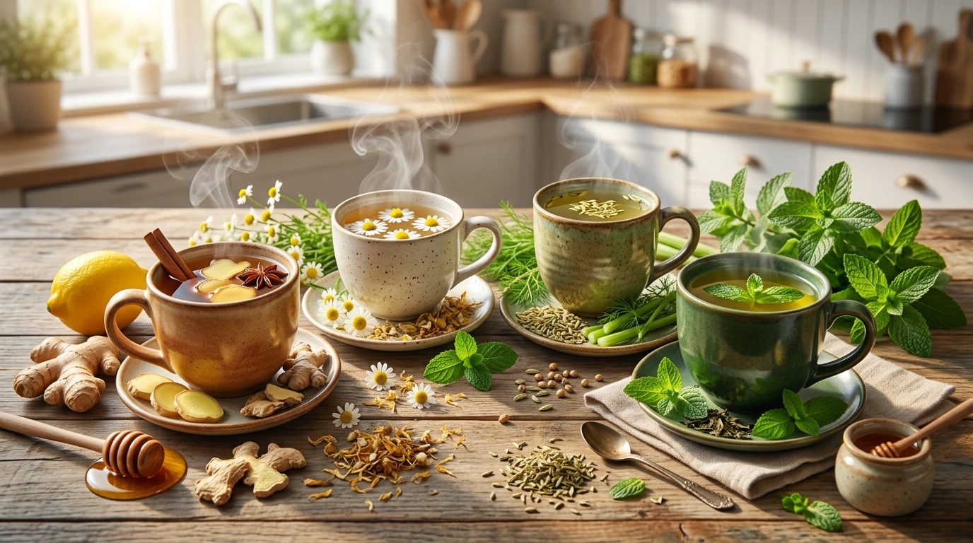 Best Herbal Teas for Stomach Pain Relief