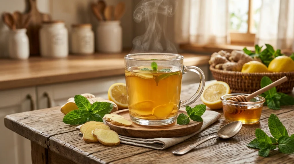 Ginger Tea for Natural Headache Relief