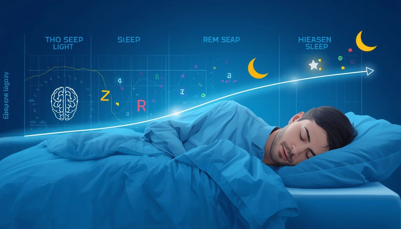 Different sleep stages supporting physical and mental recovery
