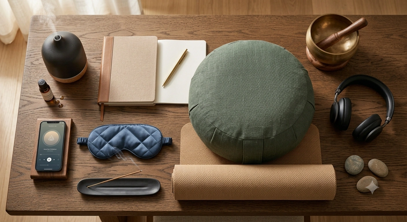 Best Meditation Apps & Essential Accessories
