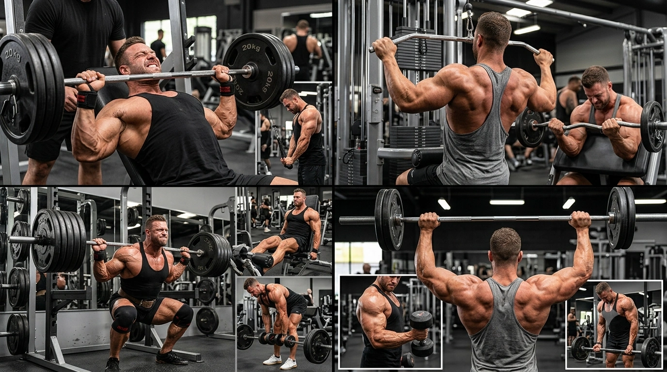 4 Day Gym Workout for Building Muscle