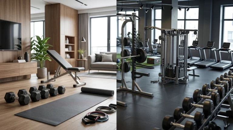 home workout vs gym workout
