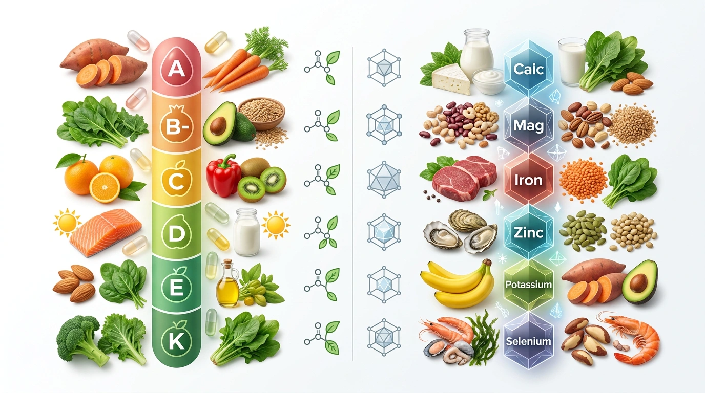 Vitamins vs Minerals: What's the Difference?
